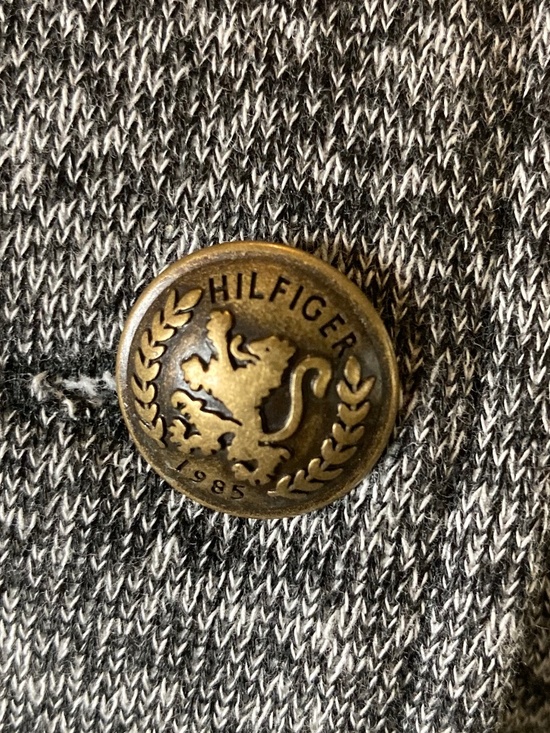 TOMMY HILFIGER Military / Sgt. Pepper Style Jacket Gray and Black Size S/P - Picture 3 of 15